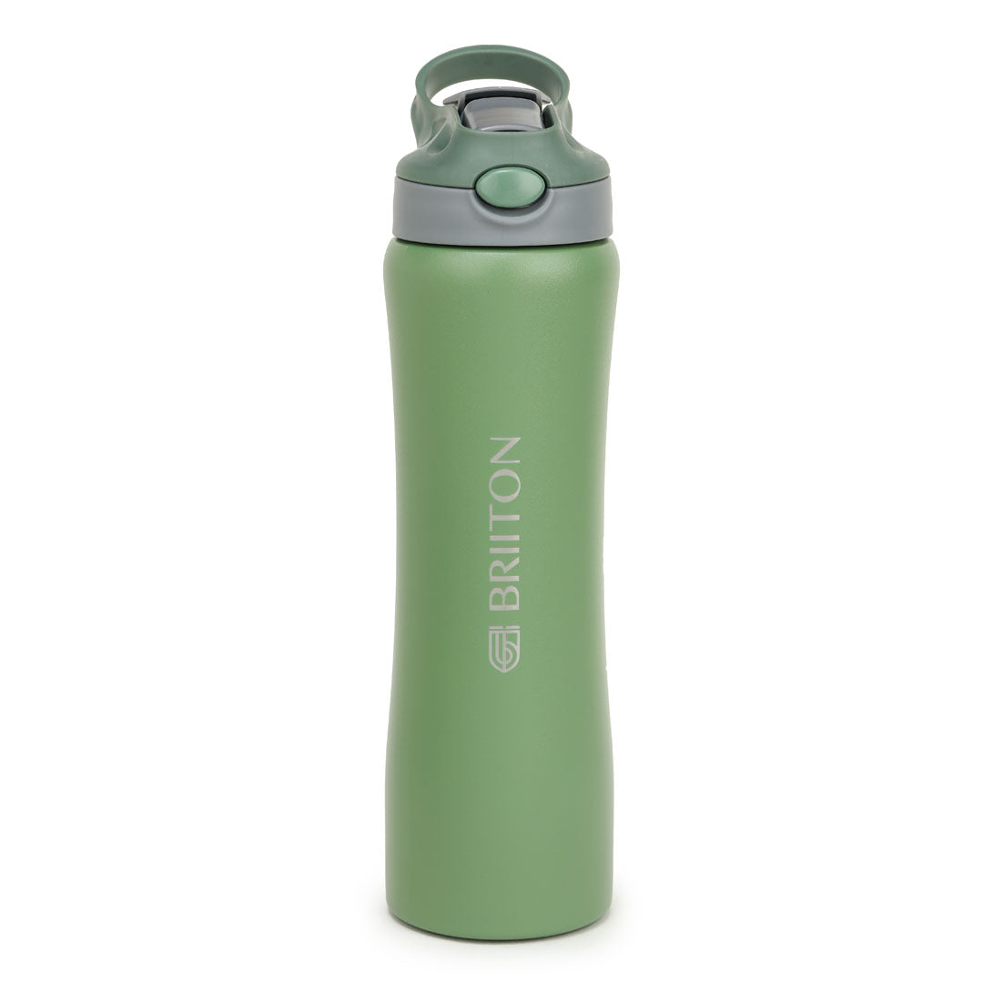 Briiton Hipster  750ml | Stainless Steel Water Bottle | Copper Coated Vacuum Insulation | Hot & Cold Thermos