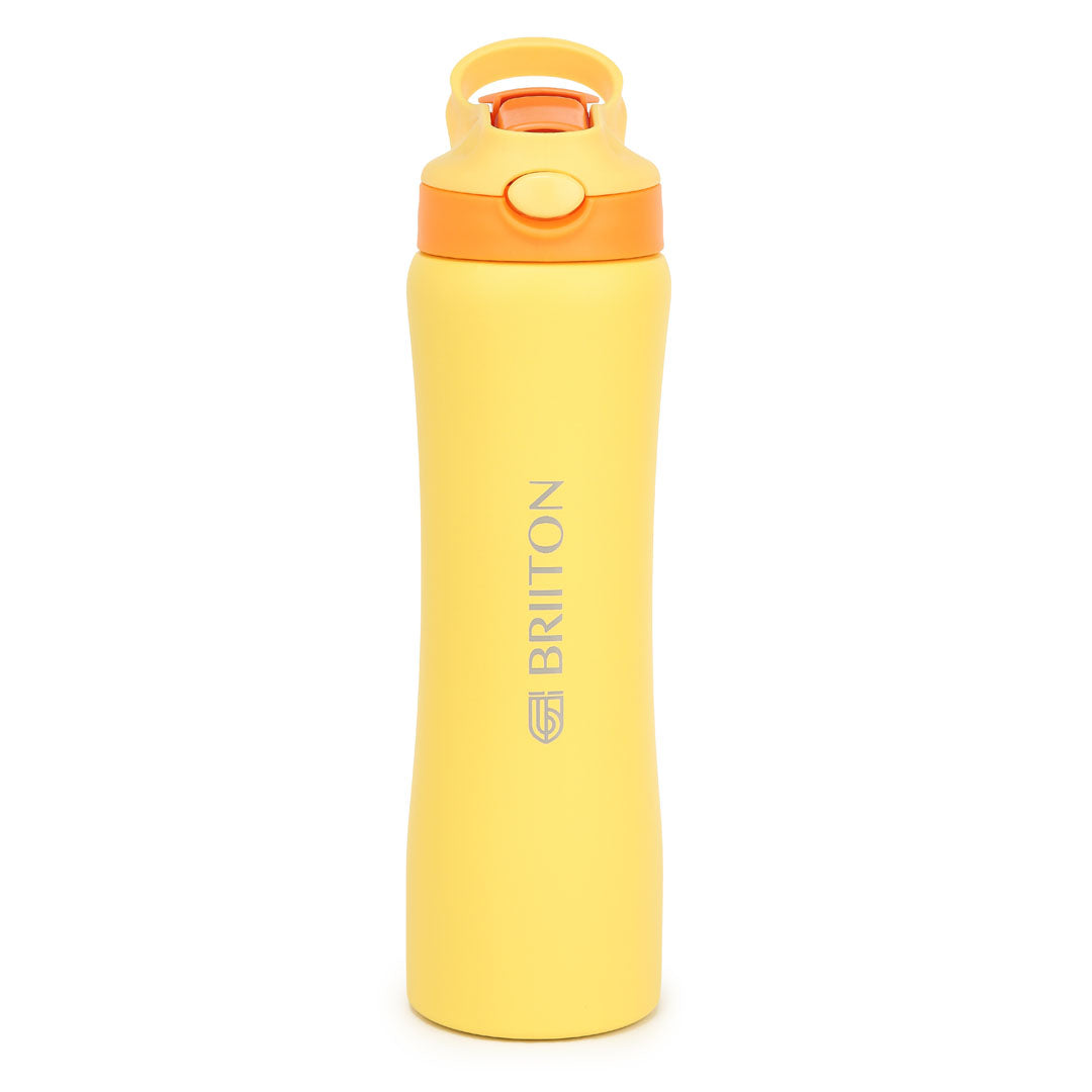 Briiton Hipster  750ml | Stainless Steel Water Bottle | Copper Coated Vacuum Insulation | Hot & Cold Thermos