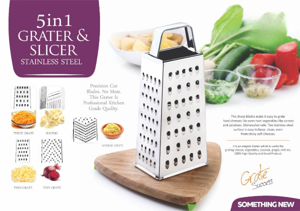 5 IN 1 SLICER GRATER - 