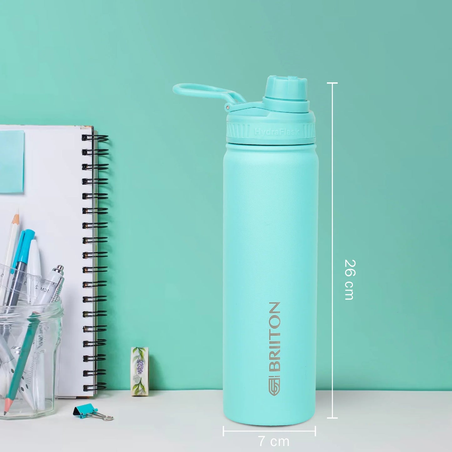 Briiton Aurum 750ml | Stainless Steel Water Bottle | Copper Vacuum Insulation | Suitable For All Ages