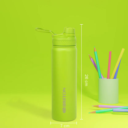 Briiton Aurum 750ml | Stainless Steel Water Bottle | Copper Vacuum Insulation | Suitable For All Ages