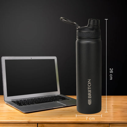 Briiton Aurum 750ml | Stainless Steel Water Bottle | Copper Vacuum Insulation | Suitable For All Ages