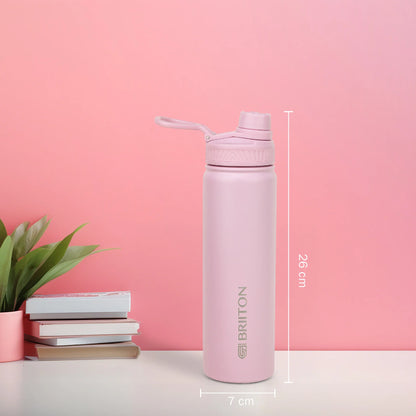 Briiton Aurum 750ml | Stainless Steel Water Bottle | Copper Vacuum Insulation | Suitable For All Ages