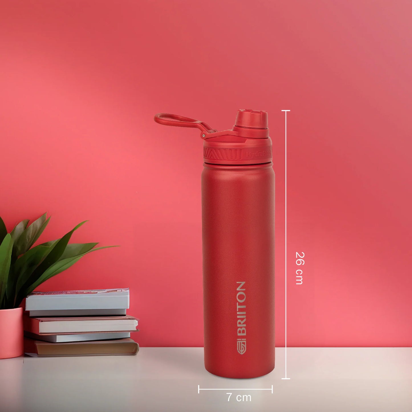 Briiton Aurum 750ml | Stainless Steel Water Bottle | Copper Vacuum Insulation | Suitable For All Ages