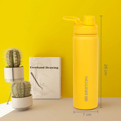 Briiton Aurum 750ml | Stainless Steel Water Bottle | Copper Vacuum Insulation | Suitable For All Ages