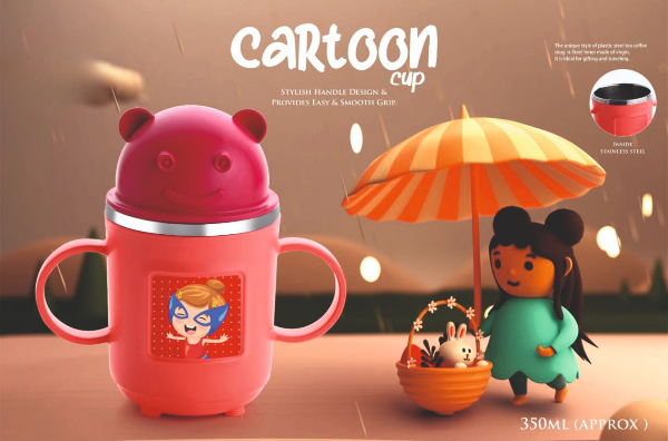 CARTOON MUG ( 1 PCS ) - 