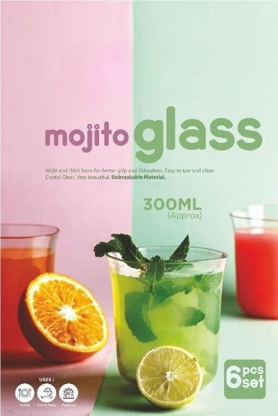 MOJITO GLASS (6 PCS SET) - 