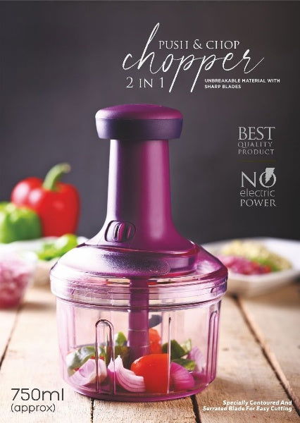 PRESS PUSH ‘N’ CHOP CHOPPER - 