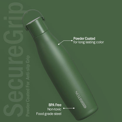 Briiton Pacer 750ml | Double Wall Stainless Steel Water Bottle | Hot & Cold