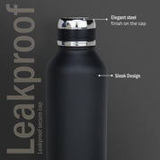 Briiton Phillip 750 ml | Hot & Cold | Stainless Steel Water Bottle | Leakproof