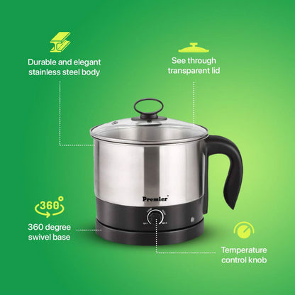 Premier ELE Multikettle 1.2 Ltr - 