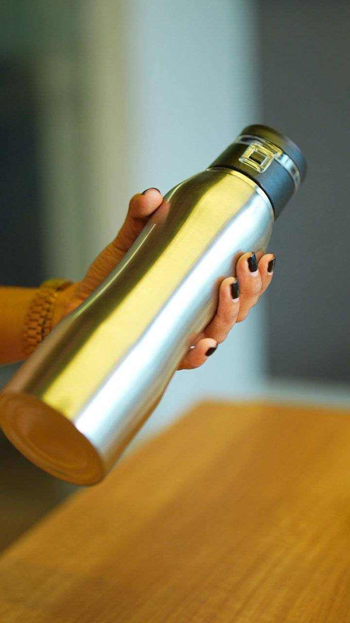 Steel Fliptop Bottle - 